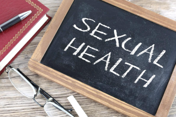 image of class materials on sexual health