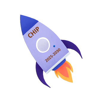 image of a cartoon rocket blasting off
